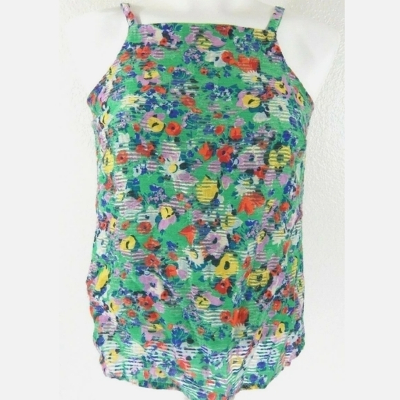 Maeve Anthropologie Quinn Floral Textured Tank - Picture 2 of 4